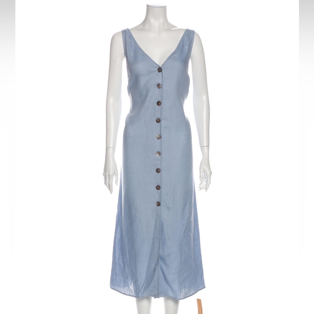 NWOT Reformation Linen Maxi Dress